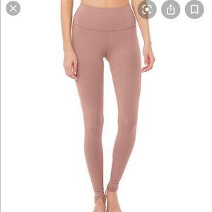 NWT High Waist Airbrush ALO Leggings Smoky Quartz